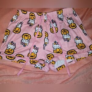 Hello Kitty Pink Halloween Kids Shorts